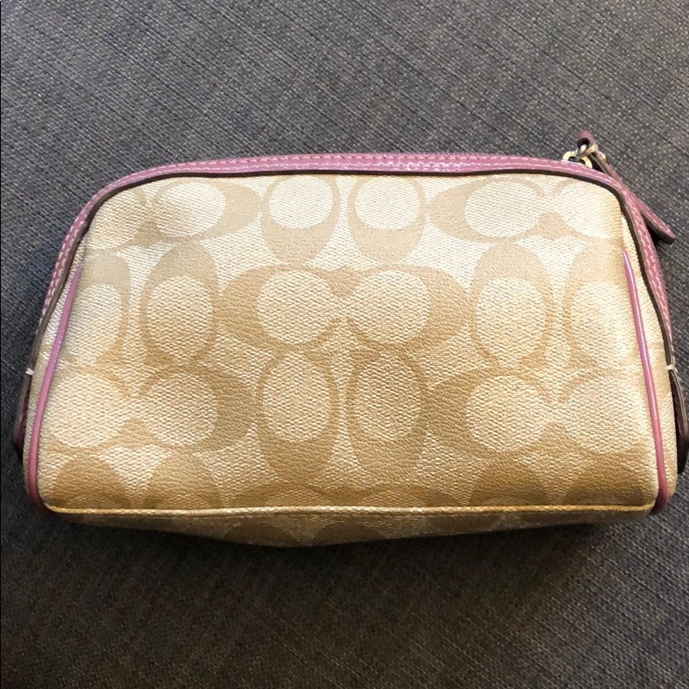 Coach small cosmetics pouch